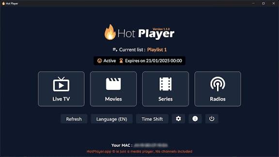 Hot Player Pro screenshot