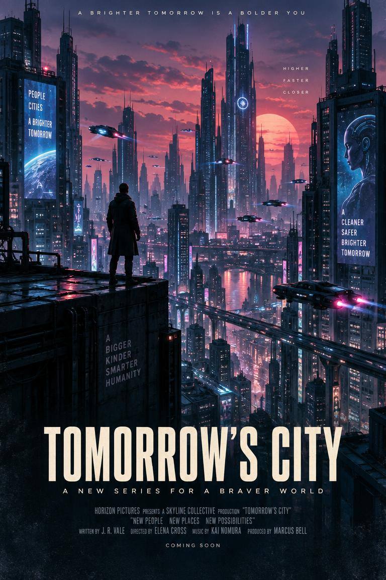 Tomorrow's City original cinematic artwork
